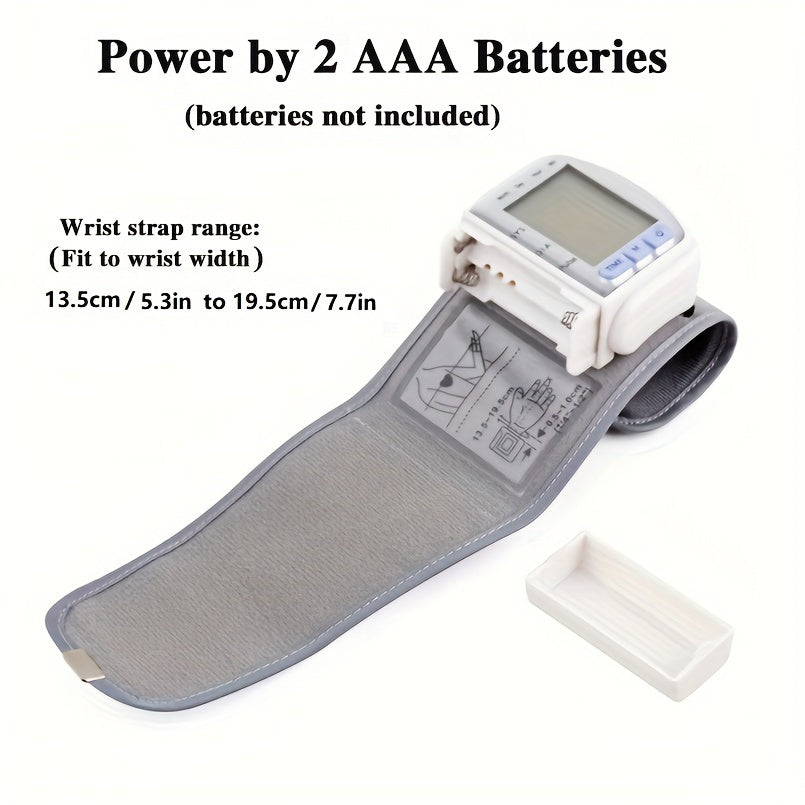 Monitor de presión arterial premium de muñeca, automático.
Perfecto para monitorear tu salud en cualquier lugar.