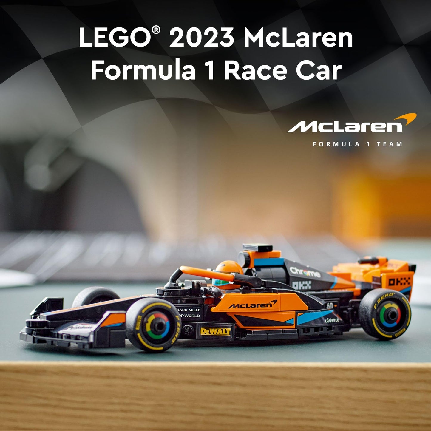 LEGO Speed Champions 2023 McLaren Fórmula 1, coche de carreras de juguete para jugar y exhibir. Set de construcción McLaren para niños. Ideal como regalo para niños y niñas a partir de 9 años que disfrutan del juego independiente. 76919