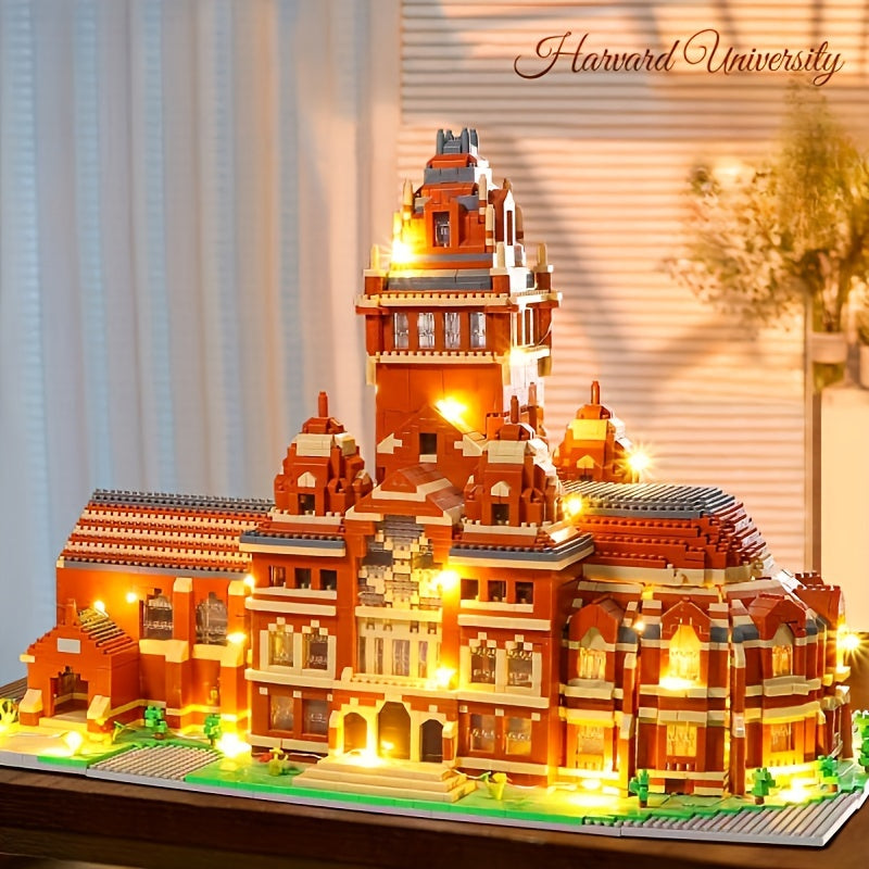 Más de 3500 piezas: un juguete de construcción con bloques de micropartículas arquitectónicas súper impresionante.