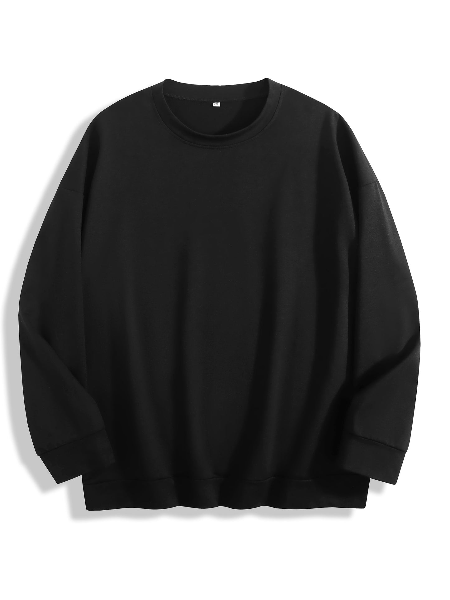 Sudadera informal de cuello redondo para hombre con estampado "Always", manga larga, corte regular, mezcla de algodón, ideal para otoño/invierno, esencial para ir al trabajo, envío local. Sudadera con capucha.