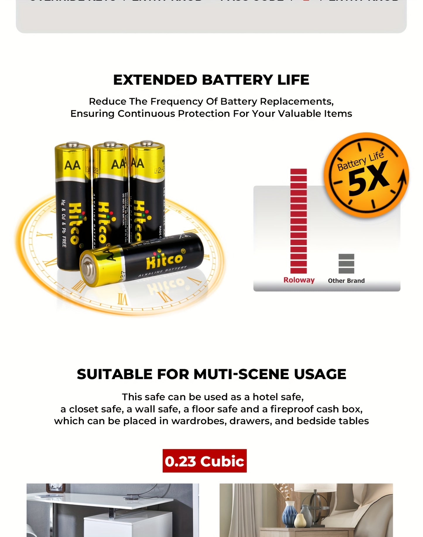 Caja fuerte de acero resistente e ignífuga con bolsa para efectivo - Caja fuerte segura para el hogar con teclado y cerradura, ideal para guardar dinero, documentos y objetos de valor (negra), almacenamiento de objetos de va