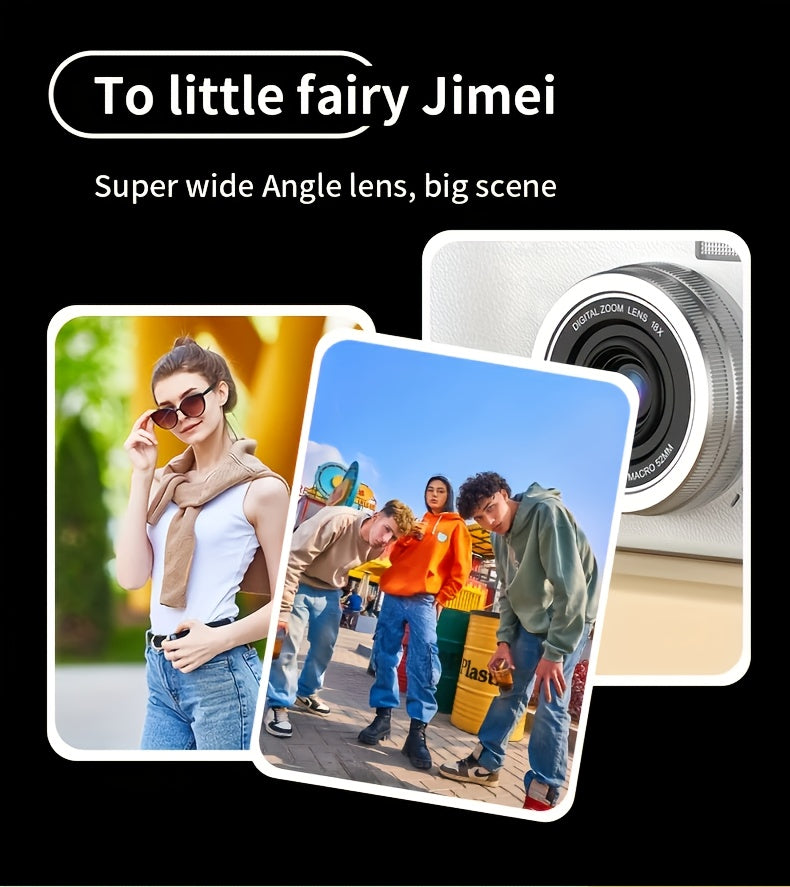 Cámara digital 4K HD con pantalla abatible de 2,4 pulgadas, videocámara profesional para vlogs y fotografía: el regalo perfecto para principiantes en Acción de Gracias y Navidad.