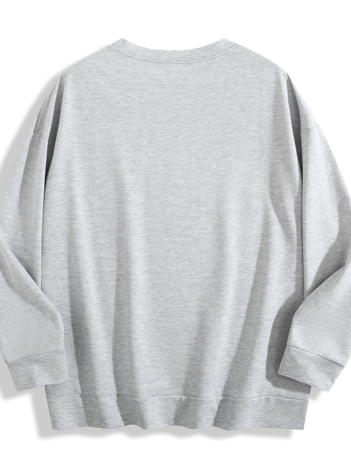 Sudadera informal de cuello redondo para hombre con estampado "Always", manga larga, corte regular, mezcla de algodón, ideal para otoño/invierno, esencial para ir al trabajo, envío local. Sudadera con capucha.