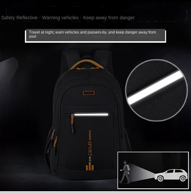 Mochila para portátil de gran capacidad: Mochila de negocios de gran capacidad para hombre y mujer | Bolsa de viaje y deportiva