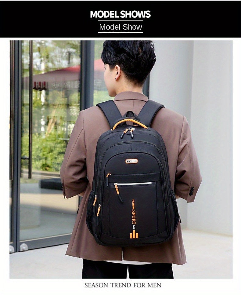 Mochila para portátil de gran capacidad: Mochila de negocios de gran capacidad para hombre y mujer | Bolsa de viaje y deportiva
