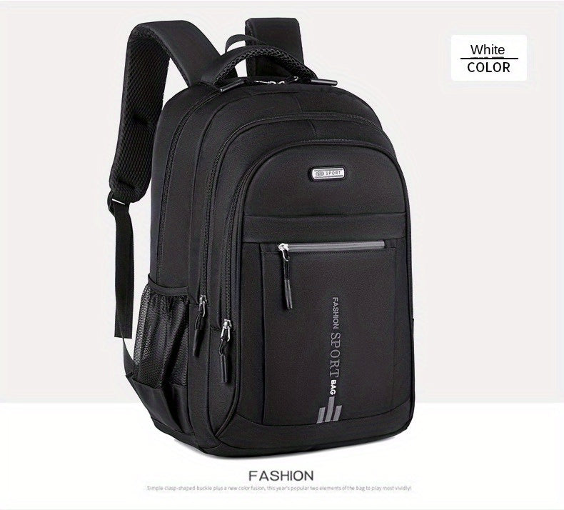 Mochila para portátil de gran capacidad: Mochila de negocios de gran capacidad para hombre y mujer | Bolsa de viaje y deportiva
