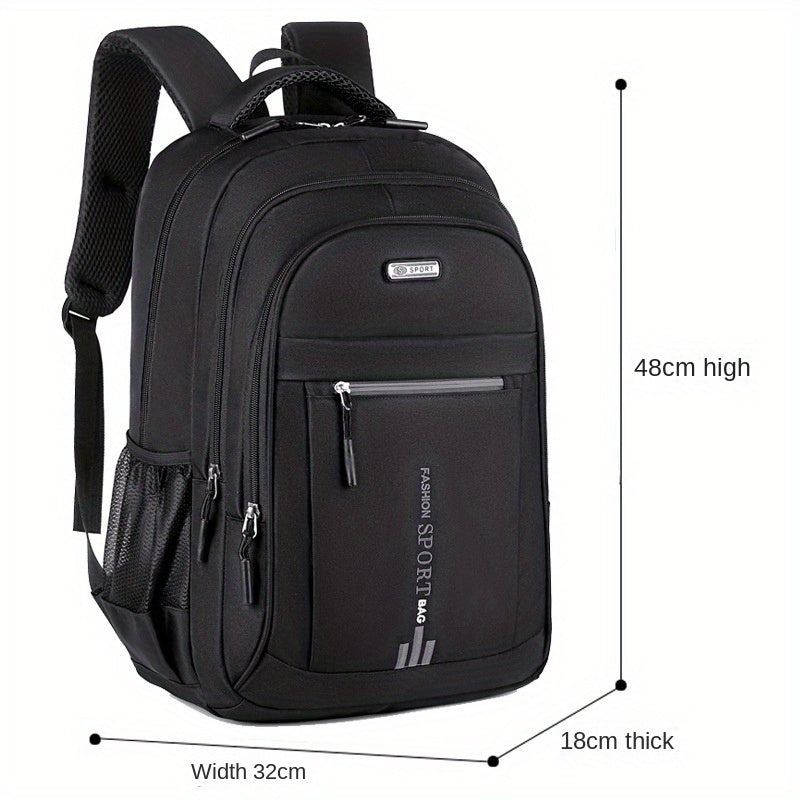Mochila para portátil de gran capacidad: Mochila de negocios de gran capacidad para hombre y mujer | Bolsa de viaje y deportiva