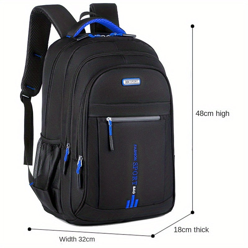 Mochila para portátil de gran capacidad: Mochila de negocios de gran capacidad para hombre y mujer | Bolsa de viaje y deportiva