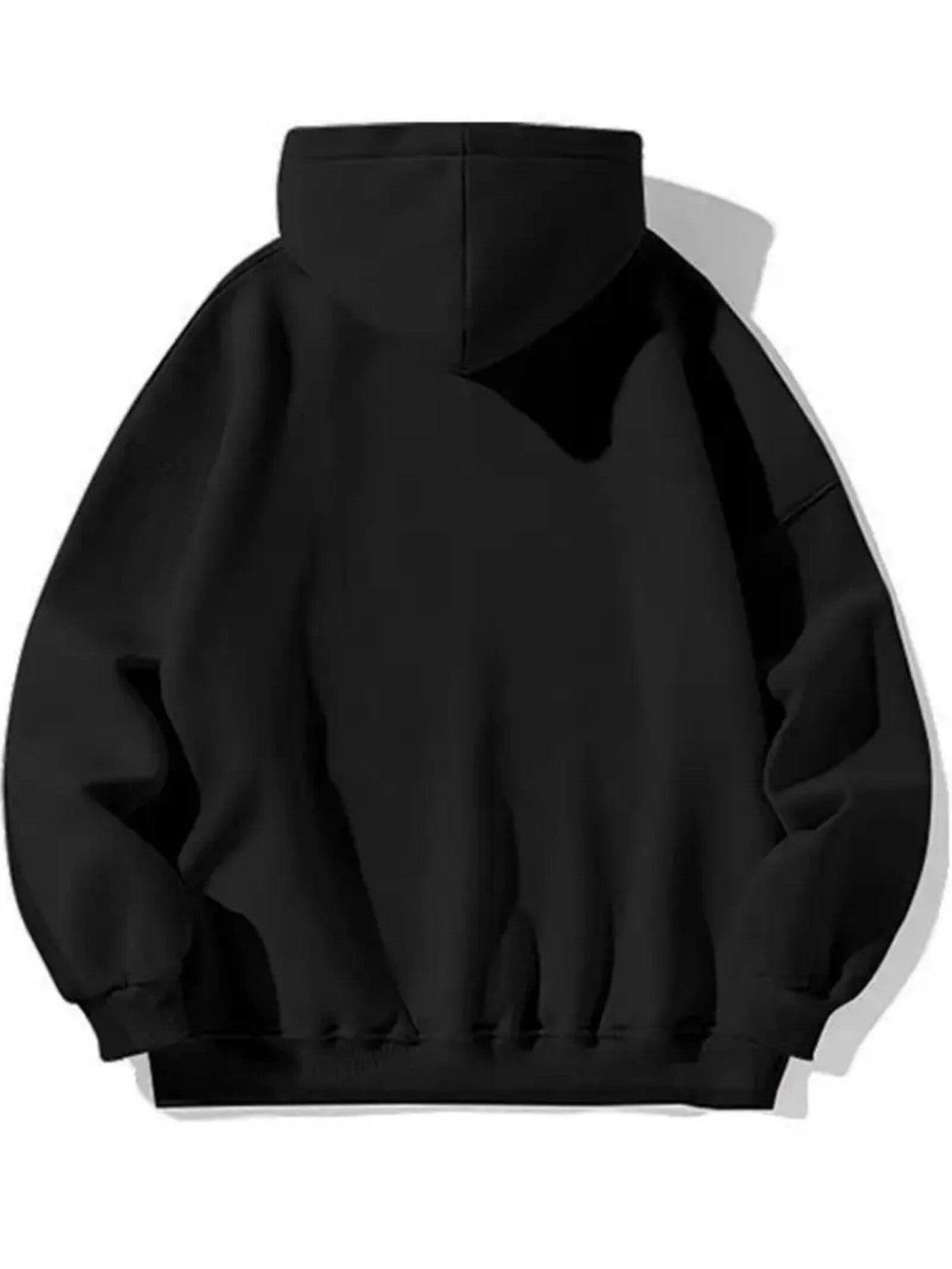 Sudadera con capucha de hip-hop para hombre y mujer: sudadera holgada, ropa urbana negra para otoño/invierno, atuendos casuales para el día a día y ocasiones especiales, ropa para otoño/invierno, diseño geométrico, tela