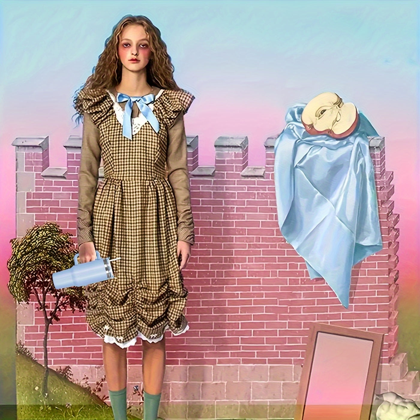 Vaso de acero inoxidable de 1,2 litros con asa y tapa con pajita, taza térmica de viaje para deportes, fitness y actividades al aire libre, reutilizable para coche, botella de agua de gran capacidad (1,2 litros), varios colo