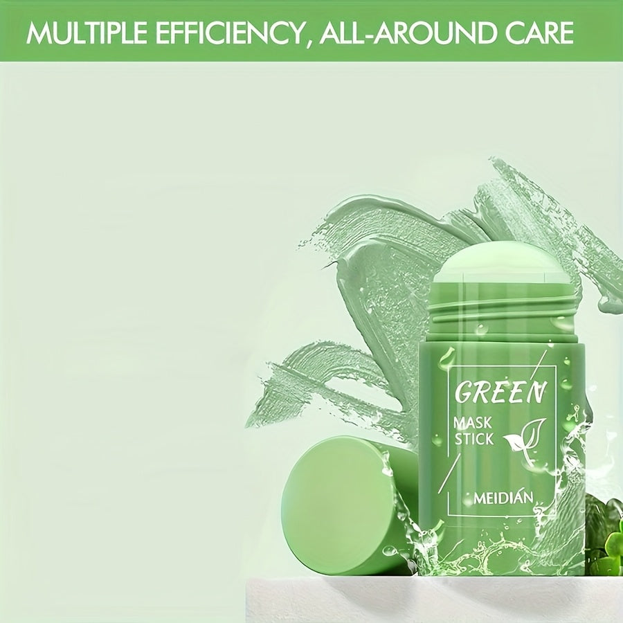 Mascarilla en barra de te verde, refrescante e hidratante. Provee limpieza y exfoliación suave, sin alcohol ni perfume.
