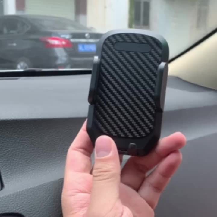 Soporte para teléfono de auto ajustable a 180 grados.
Montaje fuerte para conducción segura.