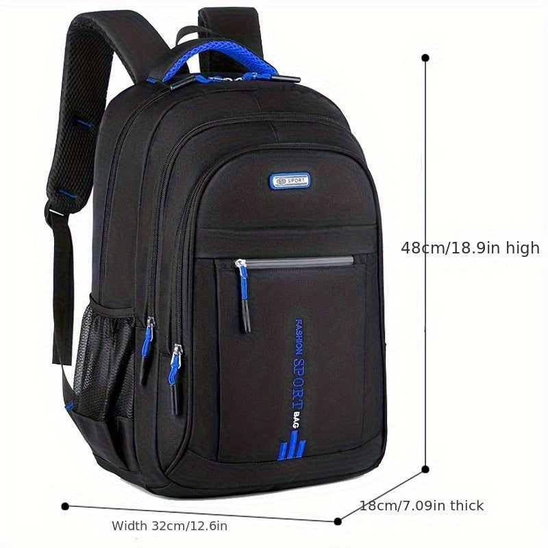 Mochila para portátil de gran capacidad: Mochila de negocios de gran capacidad para hombre y mujer | Bolsa de viaje y deportiva