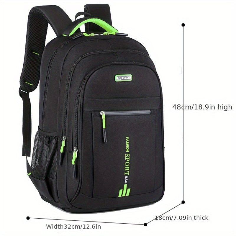 Mochila para portátil de gran capacidad: Mochila de negocios de gran capacidad para hombre y mujer | Bolsa de viaje y deportiva