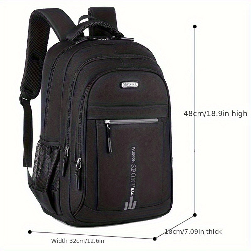 Mochila para portátil de gran capacidad: Mochila de negocios de gran capacidad para hombre y mujer | Bolsa de viaje y deportiva
