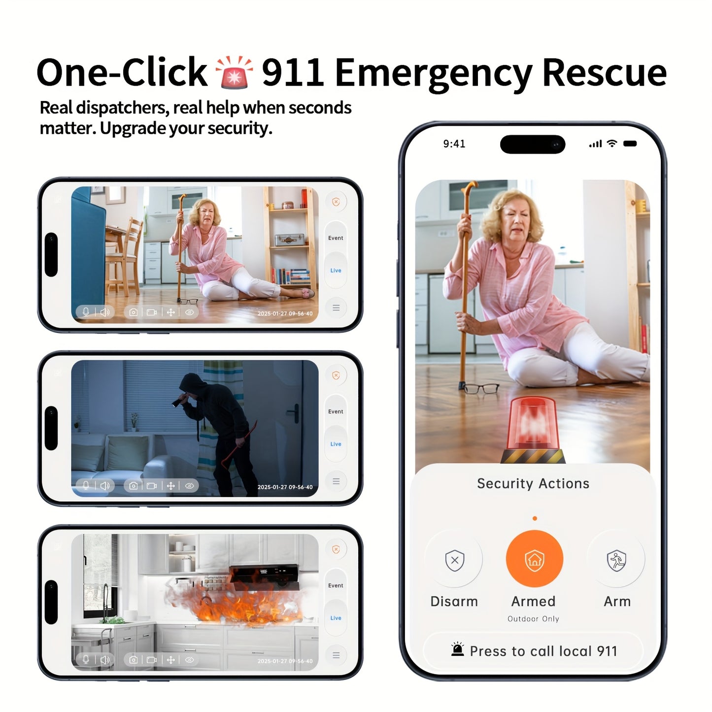 Cámara de seguridad 2K para interiores, monitor de bebés para mascotas, cámara de 360 grados para seguridad del hogar inalámbrica, cámara para perros con WiFi de 2,4 y 5 GHz, grabación continua, cámara para niñe