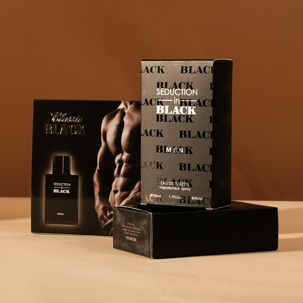 fragancia amaderada ambarina de larga duración, elegante aroma masculino para uso diario y ocasiones especiales, 50 ml/1,69 fl oz, regalo ideal para él, diseño sofisticado, calidad premium, para hombres con estilo, fraganc