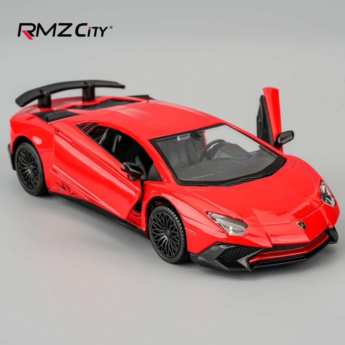 RMZCITY Lambo Aventador LP700-4 - Coche de juguete de aleación de zinc, escala 1/36, modelo de coche de fundición para niños, vehículo de tracción trasera, regalo para niños y niñas