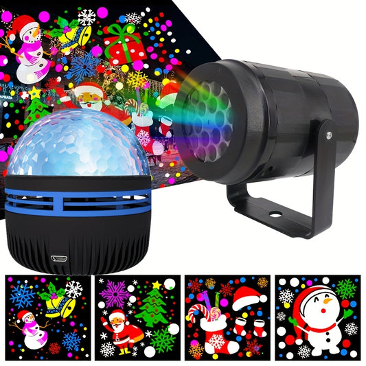 Luz proyección LED 16 patrones. Decoración navideña , ideal para escenarios y el hogar.