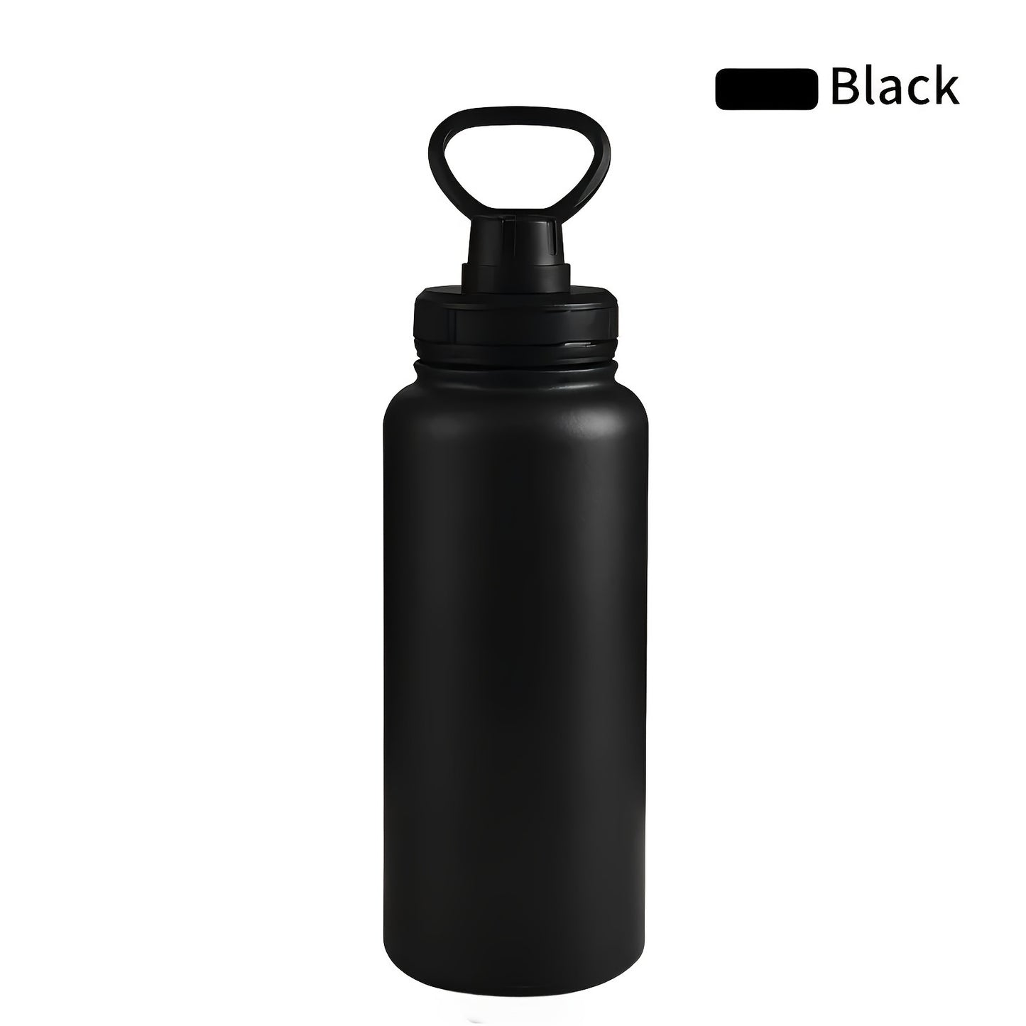 Botella de agua térmica de acero inoxidable de 940 ml (1 unidad) | Reutilizable, con aislamiento al vacío de doble pared, multiusos, sin BPA, ideal para deportes, actividades al aire libre y regalos navideños