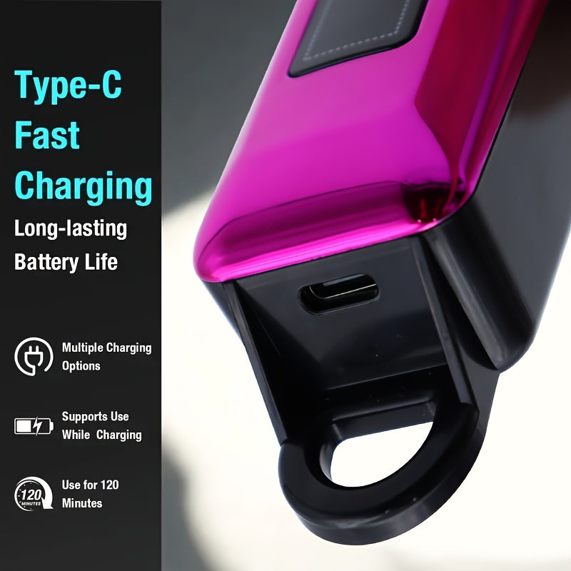 Juego de cortapelos eléctrico para hombre, juego de cortapelos, juego de cortapelos eléctrico para el hogar, cortapelos eléctrico con carga USB, cuchilla de aleación, pantalla LCD, diseño tallado, para viajes en coche o