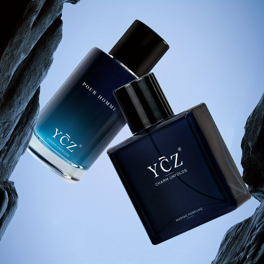 Colonia para hombre de 50 ml - Seductora fragancia oriental amaderada con pomelo, jengibre y almizcle | Sin BPA, a base de alcohol ni formaldehído | Aroma fresco y duradero para citas y ropa informal | Regalo ideal
