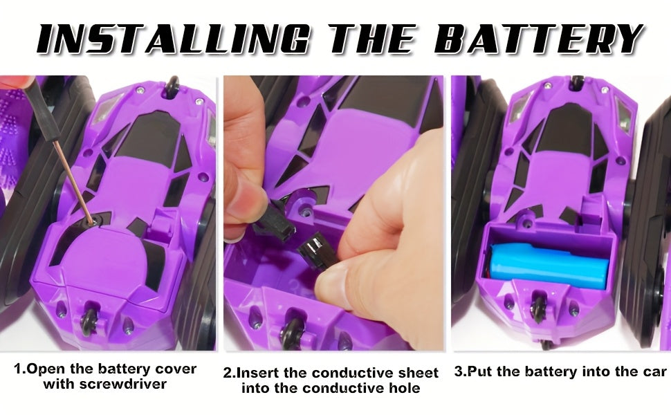 Coche teledirigido para niños de 6 a 12 años, tracción en las cuatro ruedas, giro de 360°, luces LED de 2,4 GHz y alta velocidad todoterreno. Ideal para regalo de cumpleaños o Navidad (Navidad, Halloween, Pascua).