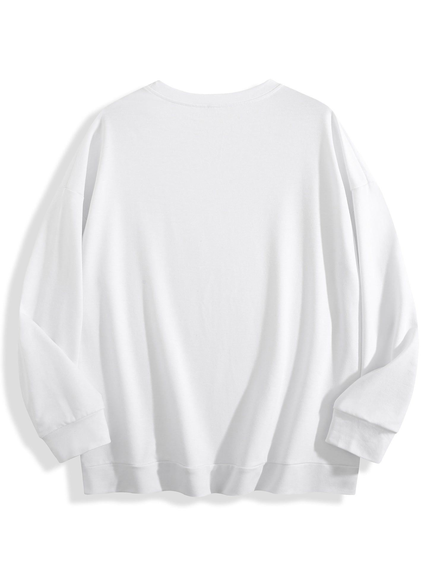 Sudadera informal de cuello redondo para hombre con estampado "Always", manga larga, corte regular, mezcla de algodón, ideal para otoño/invierno, esencial para ir al trabajo, envío local. Sudadera con capucha.