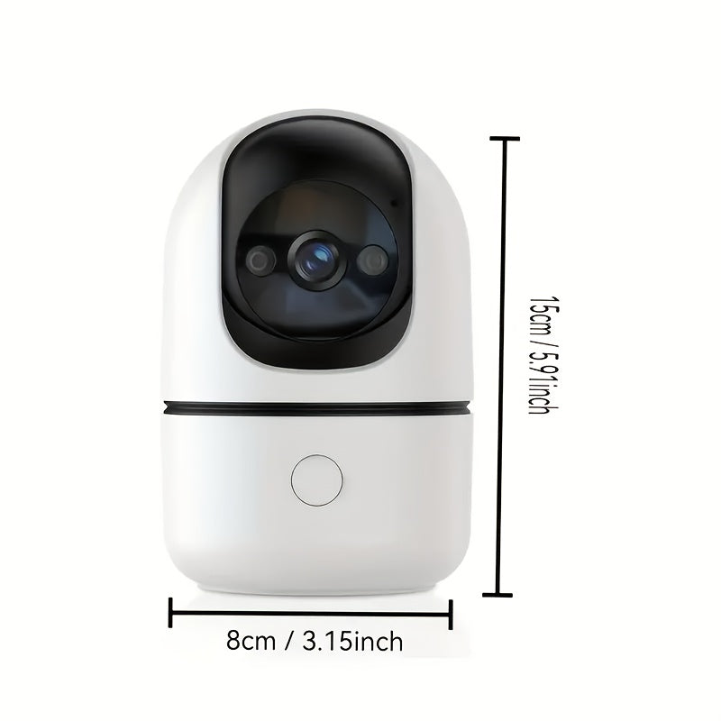 Cámara de seguridad 2K para interiores, monitor de bebés para mascotas, cámara de 360 grados para seguridad del hogar inalámbrica, cámara para perros con WiFi de 2,4 y 5 GHz, grabación continua, cámara para niñe