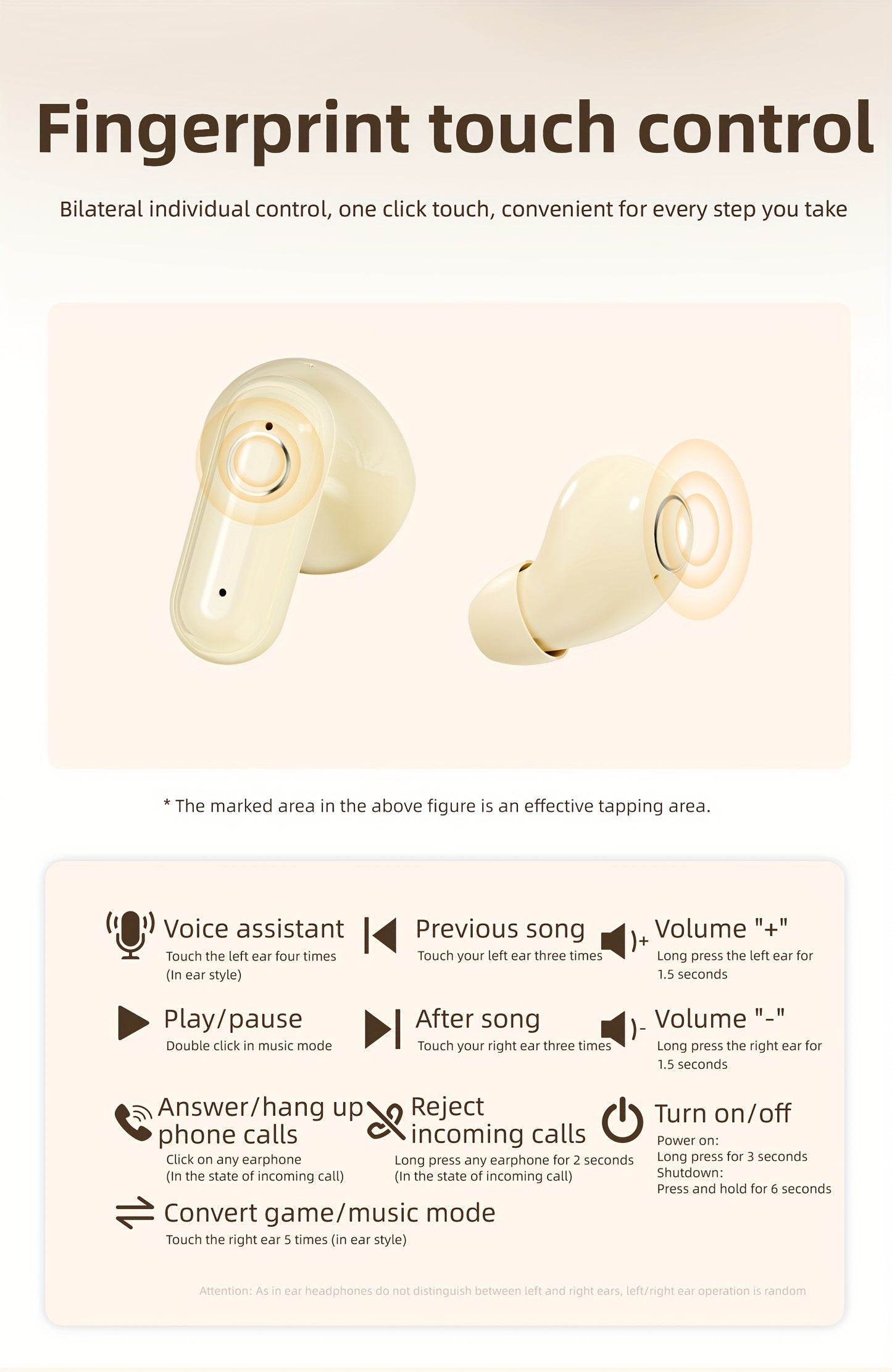 Auriculares inalámbricos deportivos ultracompactos con mango corto, estéreo de graves Hi-Fi, calidad de sonido dual 5.4, reducción de ruido cómoda, pantalla digital de alta definición con micrófono, tiempo de espera ult