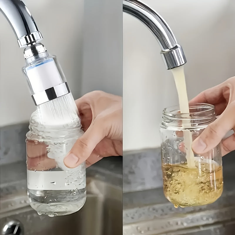 Grifo purificador de agua (juego de 7/14 piezas), grifo purificador de agua multifuncional con filtro reemplazable, apto para cocina, lavabo, inodoro y ducha. No requiere electricidad. Compatible con roscas estándar, fácil