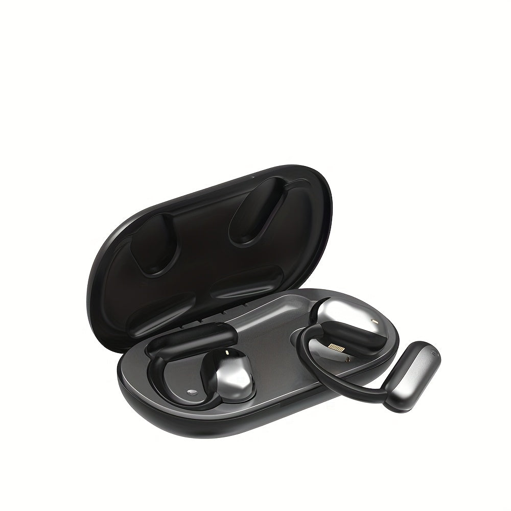 Auriculares inalámbricos con pantalla táctil de 5.3", batería de larga duración de 50 h, graves profundos, micrófono HD, aptos para teléfonos móviles, tabletas y portátiles. Auriculares inalámbricos con carga inalám