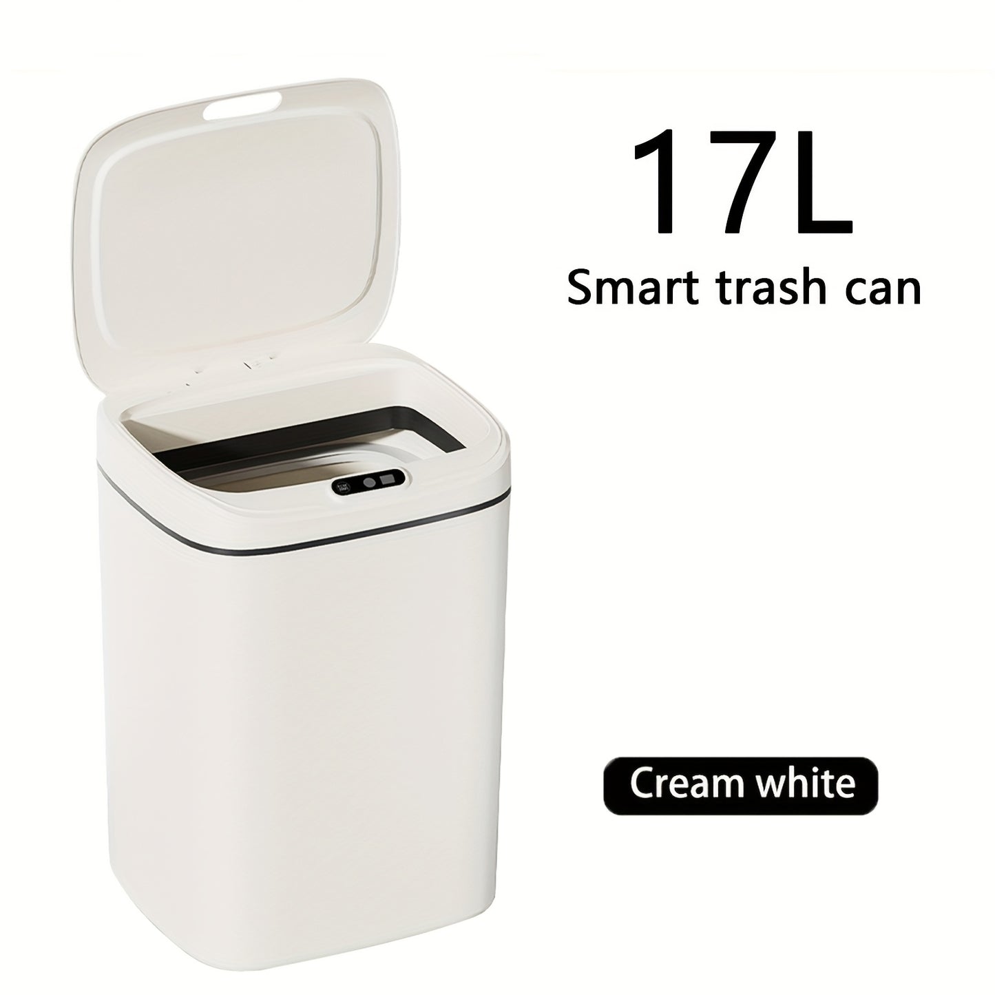 Basureros inteligentes con sensor de movimiento, manos libres, eléctricos para cocinas y baños, ideales para oficinas, hoteles, cocinas, dormitorios, baños, espacios públicos y exteriores.