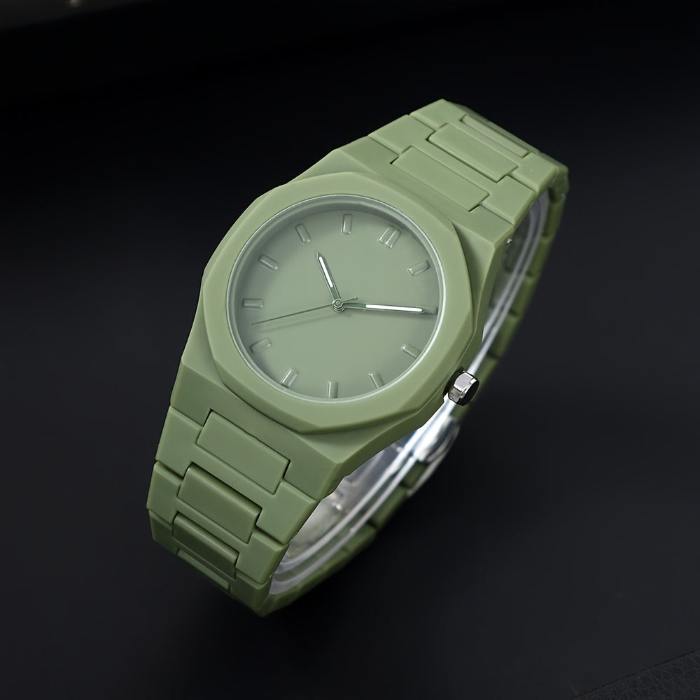 [Relojes de cuarzo para hombres] Reloj de cuarzo para hombre con números arábigos negros, relojes de estilo informal de negocios para hombres, diseño minimalista para vestimenta informal, reloj perfecto para Halloween, Nav