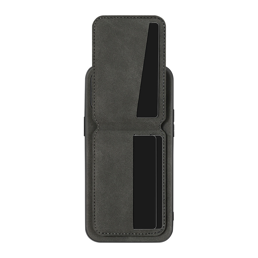 Funda tipo cartera compatible con iPhone 16E/16promax/15plus/14pro/13promax/12/11, piel sintética de lujo, tarjetero y soporte, diseño de alce.