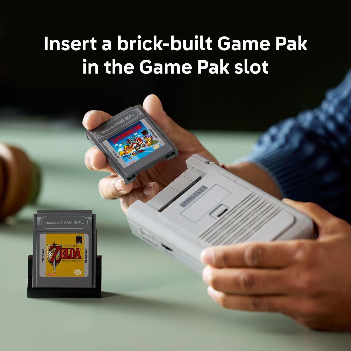 LEGO Super Mario Game Boy - Set de construcción retro para adultos (mayores de 18 años) - Modelo coleccionable con cartuchos y soporte de exhibición - Regalo de cumpleaños para hombres y mujeres - 72046