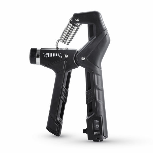 Fortalecedor de agarre manual, paquete de 1, resistencia ajustable de 10 a 100 kg (22-220 lb), ejercitador de antebrazo, entrenador de fuerza de agarre para el desarrollo muscular y la recuperación de lesiones, manos aeróbicas