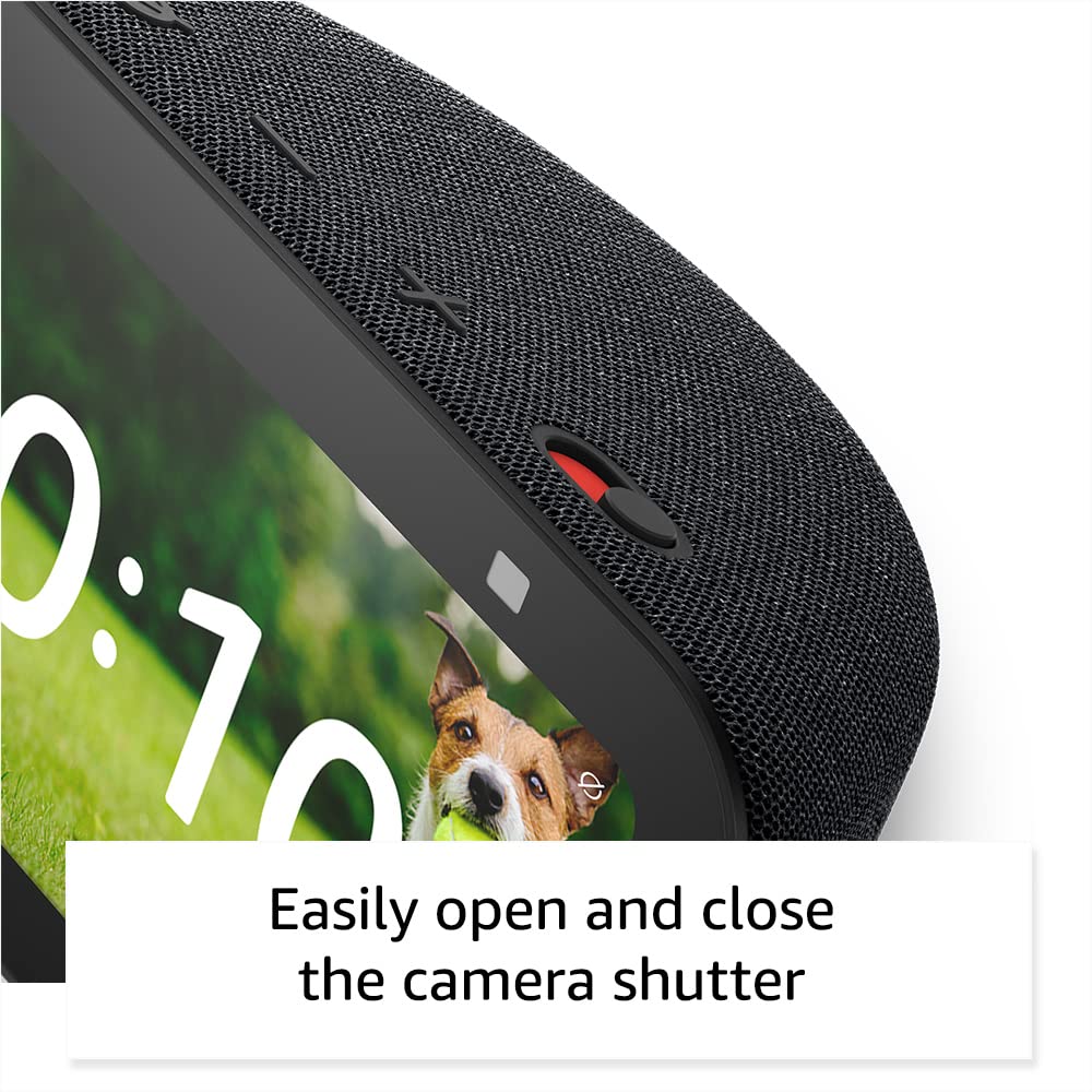 Amazon Echo Show 5 (modelo más reciente), pantalla inteligente con el doble de graves y un sonido más nítido, Azul Nube