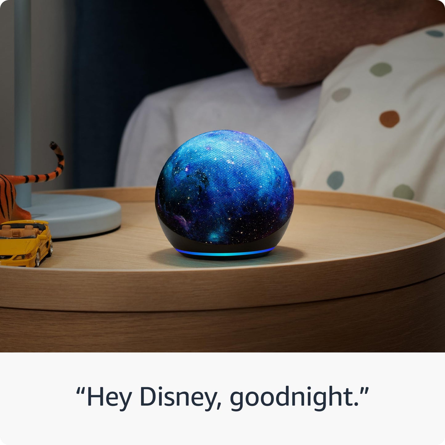 Amazon Echo Dot Kids con Alexa (modelo más reciente), diseñado para niños, con control parental, incluye 1 año de Amazon Kids+, color remolino arcoíris