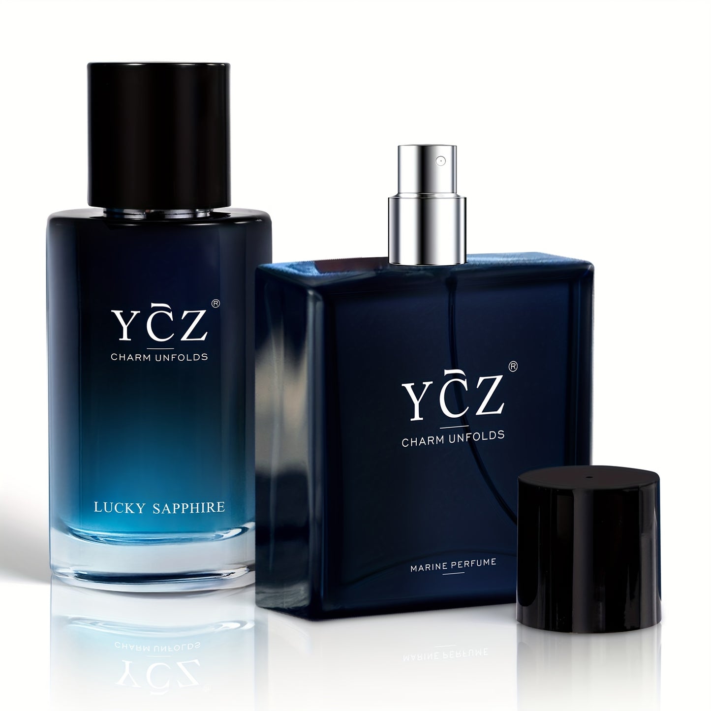 Colonia para hombre de 50 ml - Seductora fragancia oriental amaderada con pomelo, jengibre y almizcle | Sin BPA, a base de alcohol ni formaldehído | Aroma fresco y duradero para citas y ropa informal | Regalo ideal
