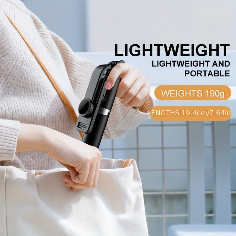 Palo selfie extensible para teléfono de 40 pulgadas, soporte de suelo profesional diseñado para transmisión en vivo con control remoto inalámbrico, trípode para teléfono inteligente, giratorio de 360°, monopié de mano