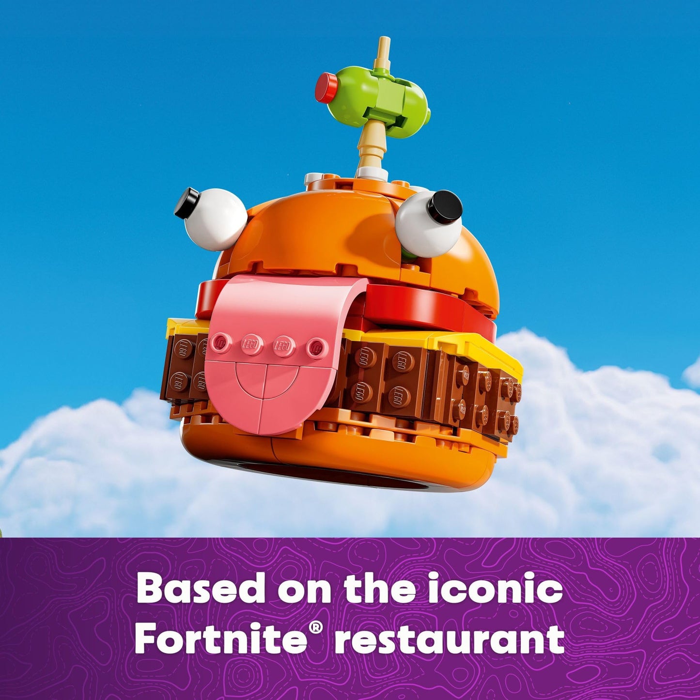 LEGO Fortnite Durrr Burger Set de construcción - Juguete infantil para gamers, mayores de 9 años - Modelo de exhibición, juguete coleccionable de Fortnite - Regalo para niños y niñas - 77070