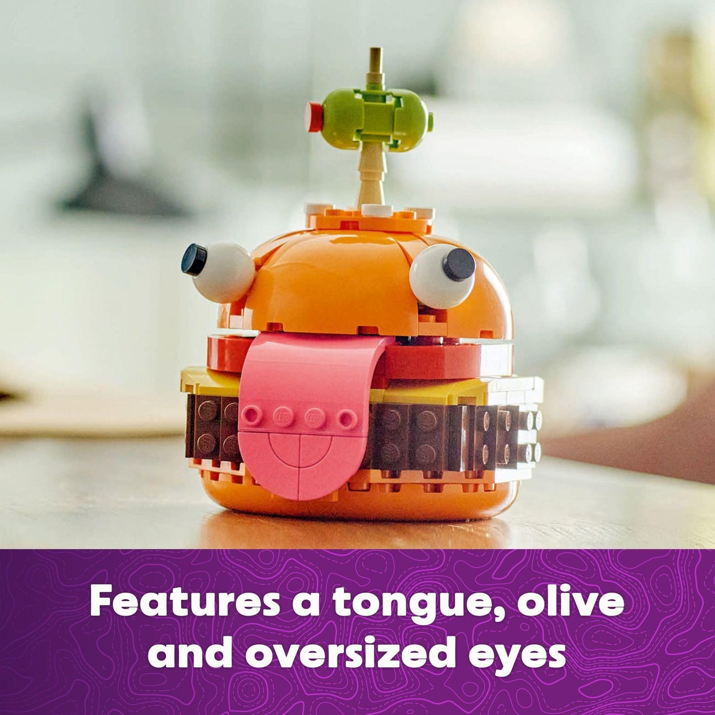 LEGO Fortnite Durrr Burger Set de construcción - Juguete infantil para gamers, mayores de 9 años - Modelo de exhibición, juguete coleccionable de Fortnite - Regalo para niños y niñas - 77070