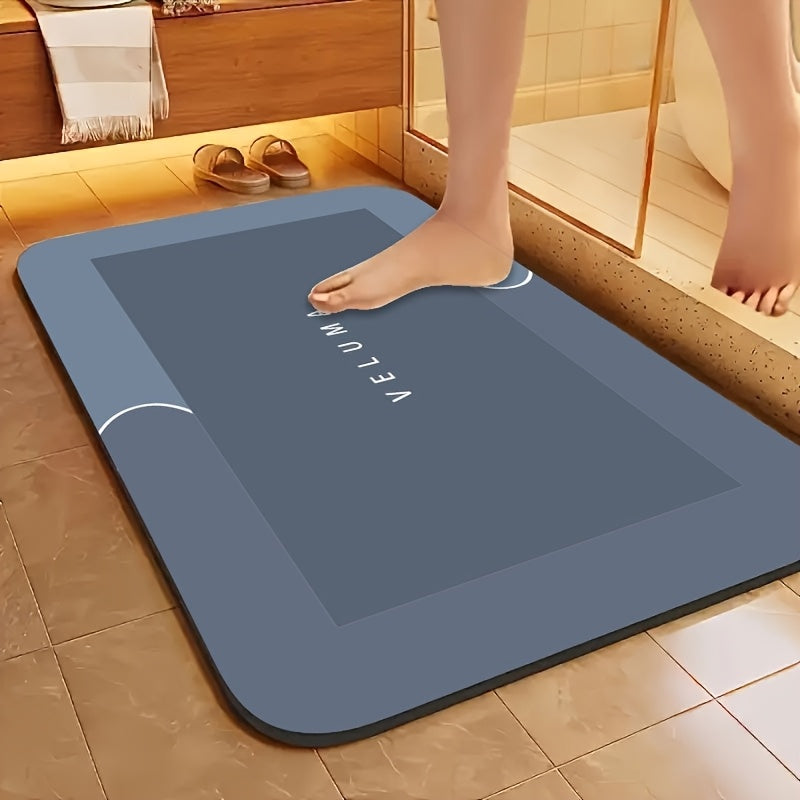 Alfombrilla de baño de diatomita superabsorbente: de secado rápido, antideslizante y con absorción de agua, alfombrilla para alimentación de mascotas, alfombrilla de baño suave y cómoda para baño, ducha, felpudo, alfom