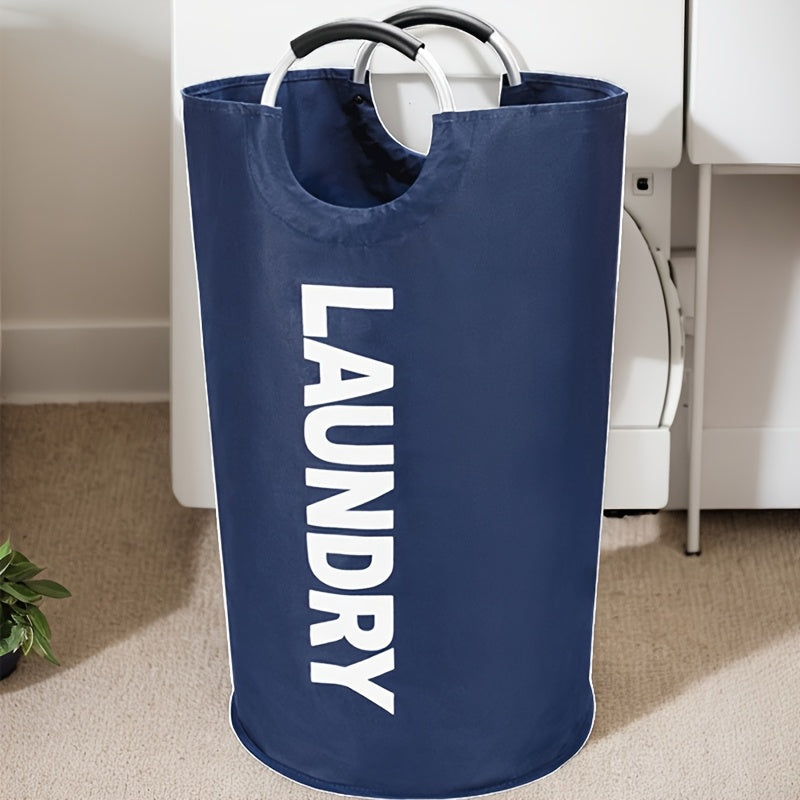 Cesta grande para la ropa sucia con bolsa plegable, percha alta independiente, cesto plegable para la ropa sucia, cesta de alta calidad. El asa tiene un diseño de medio anillo que la fija y la hace más segura y resistente a