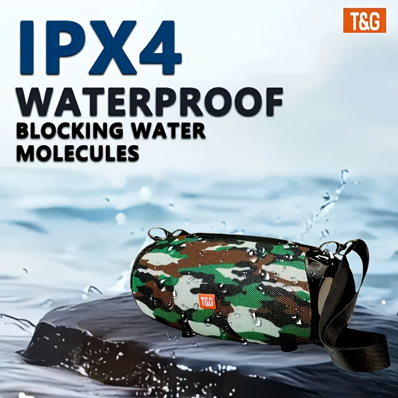 Altavoz inalámbrico portátil TG534 con dos altavoces, audio estéreo TWS de alta resolución, manos libres, compatible con FM, tarjeta TF y disco U, conexión a teléfono móvil, tableta y TV, compatible con tarjeta TF, uni