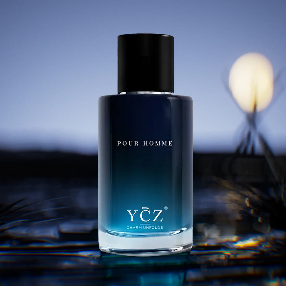 Colonia para hombre de 50 ml - Seductora fragancia oriental amaderada con pomelo, jengibre y almizcle | Sin BPA, a base de alcohol ni formaldehído | Aroma fresco y duradero para citas y ropa informal | Regalo ideal