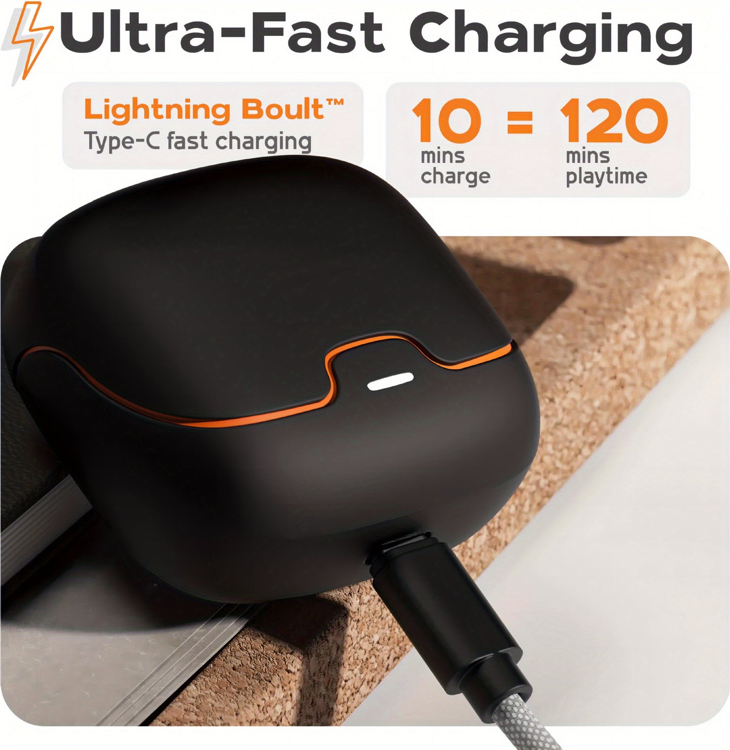 Auriculares inalámbricos TWS BT 5.4 de baja latencia y largo alcance, micrófono, reducción de ruido, carga rápida, modo juego, para jugar y escuchar música.