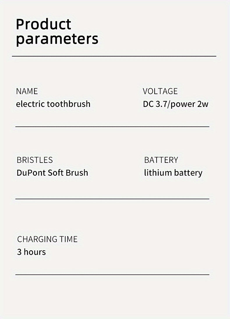 Cepillo de dientes eléctrico sónico resistente al agua IPX8 con carga USB, ideal para parejas, con cabezal reemplazable y eje metálico, temporizador inteligente y 5 cabezales de repuesto.
