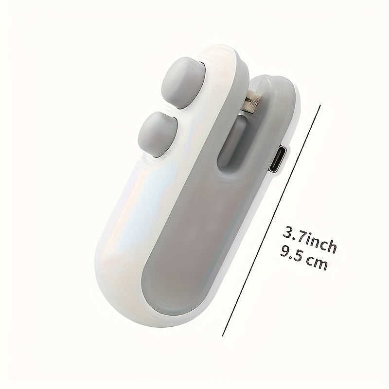 Selladora de bolsas USB, portátil para refrigerios, almuerzos y viajes. Cierre magnético (1 Unidad)